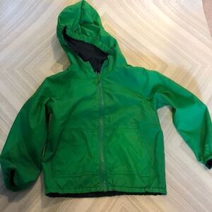 Appaman Boys Reversible Green & Navy Rain Jacket